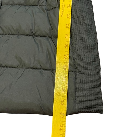 Abercrombie&Fitch women’s size M black hooded mid-length puffer coat - Picture 3 of 10